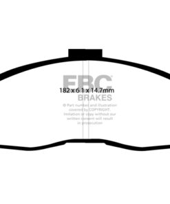 EBC Greenstuff 2000 Brake Pad Set (FRONT) DP21239 - Image 2