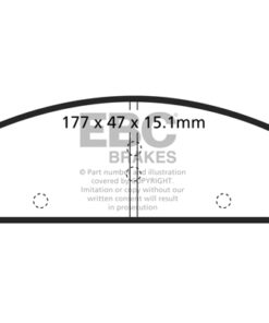 EBC Greenstuff 2000 Brake Pad Set (FRONT) DP21251 - Image 2