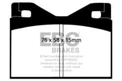 EBC Greenstuff 2000 Brake Pad Set (FRONT) DP2126 - Image 2