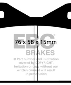 EBC Greenstuff 2000 Brake Pad Set (FRONT) DP2126 - Image 2