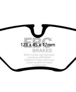 EBC Ultimax OEM Replacement Brake Pad Set DP1289 [Rear] - Image 2