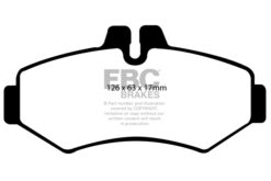 EBC Ultimax OEM Replacement Brake Pad Set DP1298 [Rear] - Image 2