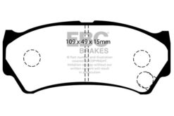 EBC Ultimax OEM Replacement Brake Pad Set DP1299 [Front] - Image 2