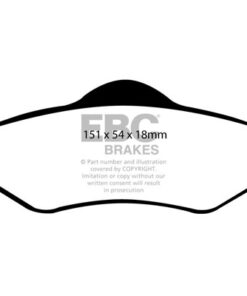 EBC Greenstuff 2000 Brake Pad Set (FRONT) DP21300 - Image 2