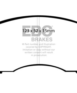 EBC Greenstuff 2000 Brake Pad Set (FRONT) DP21302 - Image 2