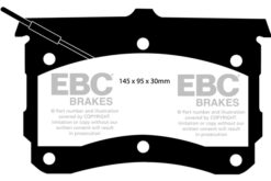 EBC Ultimax OEM Replacement Brake Pad Set DP132 [Front] - Image 2