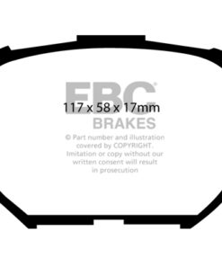 EBC Greenstuff 2000 Brake Pad Set (FRONT) DP21325 - Image 2