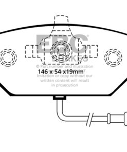 EBC Greenstuff 2000 Brake Pad Set (FRONT) DP21329 - Image 2