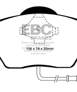 EBC Greenstuff 2000 Brake Pad Set (FRONT) DP21330 - Image 2