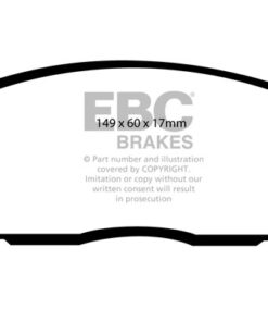 EBC Greenstuff 2000 Brake Pad Set (FRONT) DP21332 - Image 2