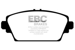 EBC Greenstuff 2000 Brake Pad Set (FRONT) DP21339 - Image 2