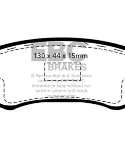 EBC Greenstuff 2000 Brake Pad Set (FRONT) DP21345 - Image 2