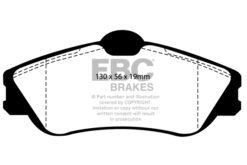 EBC Ultimax OEM Replacement Brake Pad Set DP1346 [Front] - Image 2