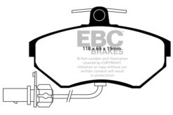 EBC Greenstuff 2000 Brake Pad Set (FRONT) DP21351 - Image 2