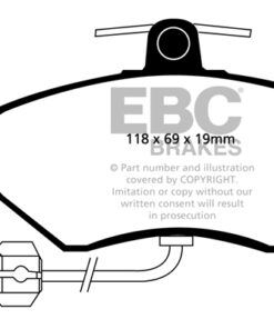 EBC Greenstuff 2000 Brake Pad Set (FRONT) DP21351 - Image 2
