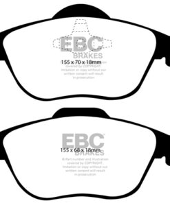 EBC Greenstuff 2000 Brake Pad Set (FRONT) DP21353 - Image 2