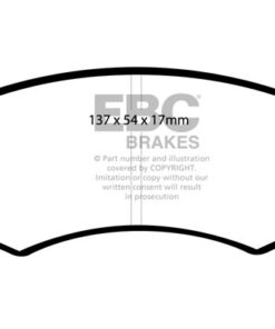 EBC Greenstuff 2000 Brake Pad Set (FRONT) DP21358 - Image 2