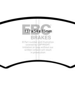 EBC Greenstuff 2000 Brake Pad Set (FRONT) DP21358/2 - Image 2