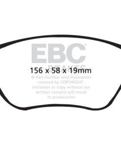 EBC Greenstuff 2000 Brake Pad Set (FRONT) DP21362 - Image 2