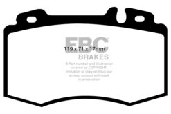 EBC Ultimax OEM Replacement Brake Pad Set DP1363 [Front] - Image 2