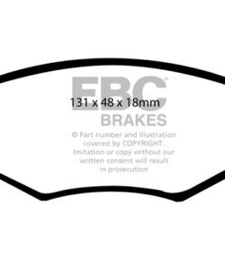 EBC Greenstuff 2000 Brake Pad Set (FRONT) DP21366 - Image 2