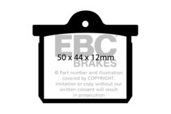 EBC Ultimax OEM Replacement Brake Pad Set DP137 [Rear] - Image 2