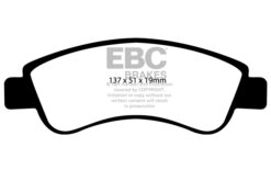 EBC Greenstuff 2000 Brake Pad Set (FRONT) DP21374 - Image 2