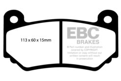 EBC Ultimax OEM Replacement Brake Pad Set DP1377 [Front] - Image 2