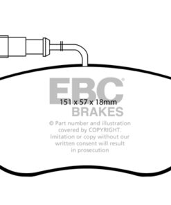 EBC Greenstuff 2000 Brake Pad Set (FRONT) DP21382/2 - Image 2
