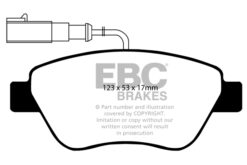 Alternative view of EBC Ultimax OEM Replacement Brake Pad Set DP1384 [Front]