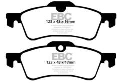 EBC Greenstuff 2000 Brake Pad Set (REAR) DP21389 - Image 2