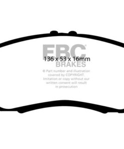 EBC Greenstuff 2000 Brake Pad Set (FRONT) DP21390 - Image 2