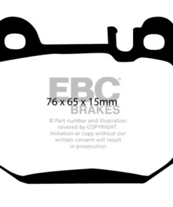 EBC Ultimax OEM Replacement Brake Pad Set DP1395 [Rear] - Image 2