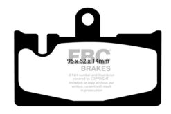 EBC Greenstuff 2000 Brake Pad Set (REAR) DP21397 - Image 2