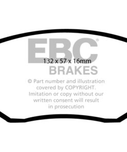 EBC Greenstuff 2000 Brake Pad Set (FRONT) DP21411 - Image 2