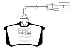 EBC Ultimax OEM Replacement Brake Pad Set DP1412 [Rear] - Image 2