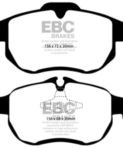 Alternative view of EBC Greenstuff 2000 Brake Pad Set (FRONT) DP21414