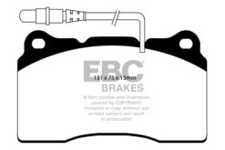 EBC Ultimax OEM Replacement Brake Pad Set DP1419 [Front] - Image 2