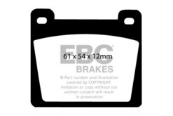EBC Ultimax Brake Pad Set (FRONT) DP142 - Image 2