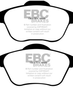Alternative view of EBC Greenstuff 2000 Brake Pad Set (FRONT) DP21421