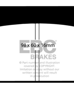 Alternative view of EBC Greenstuff Brake Pads - DP2143