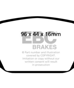 EBC Greenstuff 2000 Brake Pad Set (REAR) DP21430 - Image 2