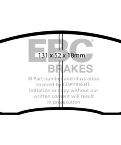 EBC Greenstuff 2000 Brake Pad Set (FRONT) DP21431 - Image 2