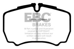 EBC Ultimax OEM Replacement Brake Pad Set DP1440 [Rear] - Image 2