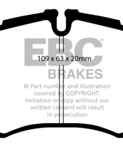 EBC Ultimax OEM Replacement Brake Pad Set DP1440 [Rear] - Image 2