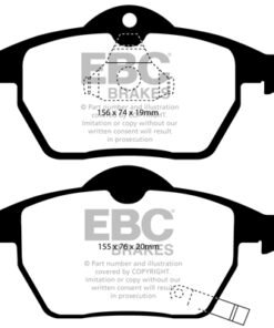 EBC Greenstuff 2000 Brake Pad Set (FRONT) DP21443 - Image 2