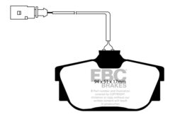 EBC Ultimax OEM Replacement Brake Pad Set DP1445 [Rear] - Image 2