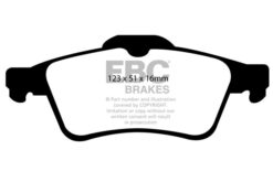 EBC Ultimax OEM Replacement Brake Pad Set DP1448 [Rear] - Image 2