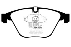 DP41449R EBC Yellowstuff Street and Track Brake Pad Set [Front] - Image 2