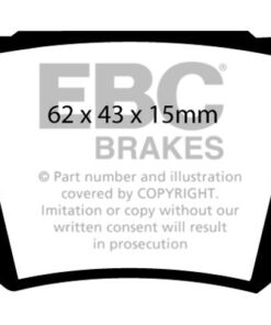 EBC Greenstuff Brake Pads - DP2145 - Image 2